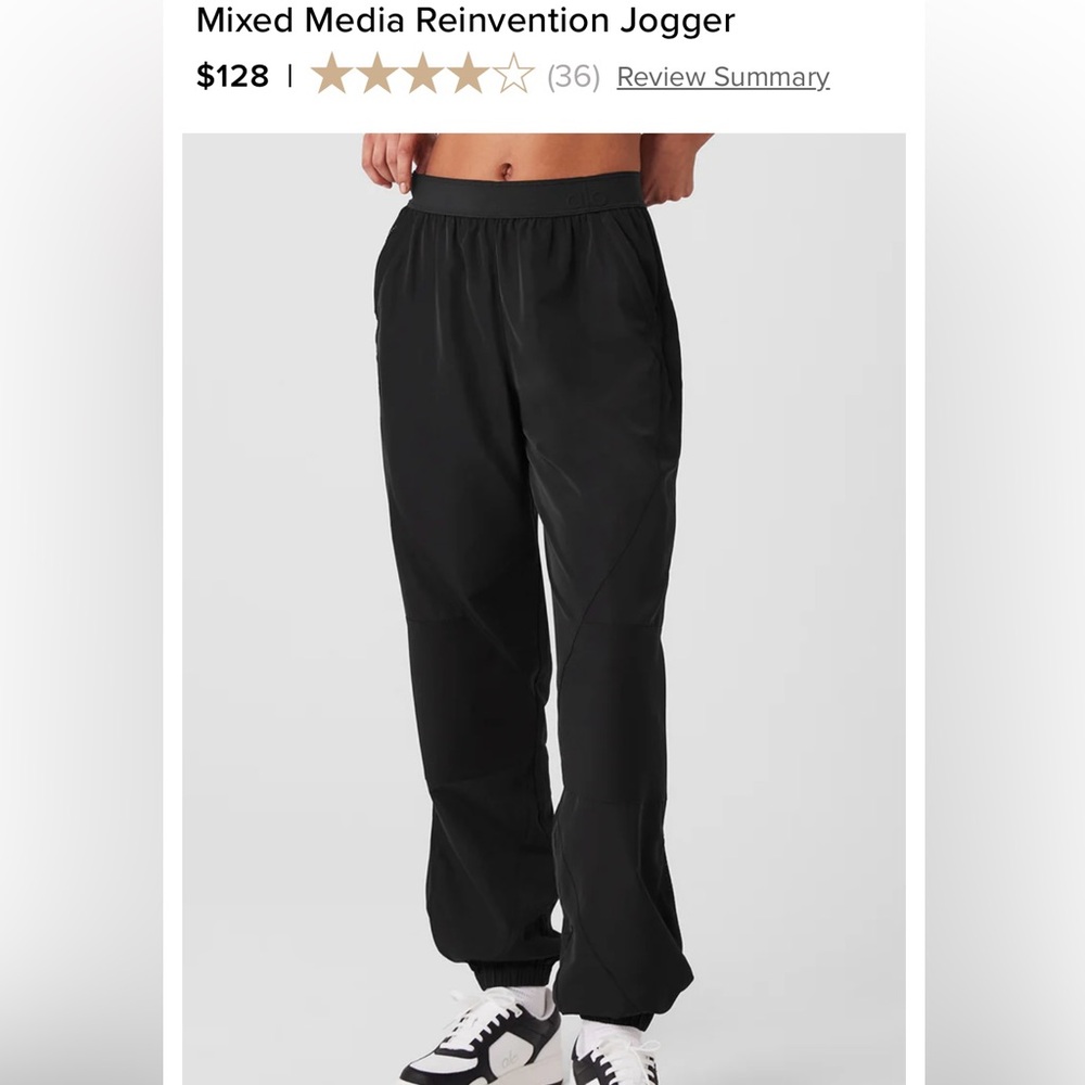 Mixed media reinvention jogger
